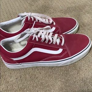 maroon low top vans